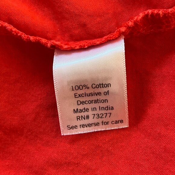 Croft & Barrow Blouse Sleeveless Red Size L - Picture 4 of 4